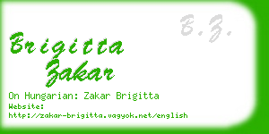 brigitta zakar business card